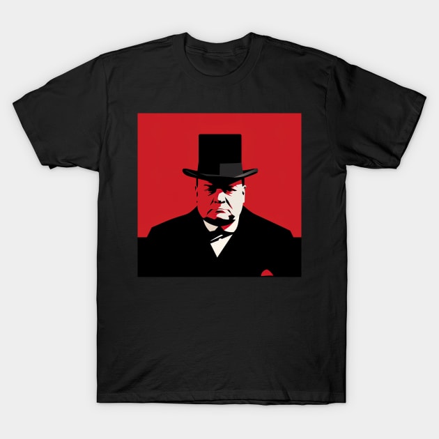 Winston Churchill T-Shirt by ComicsFactory